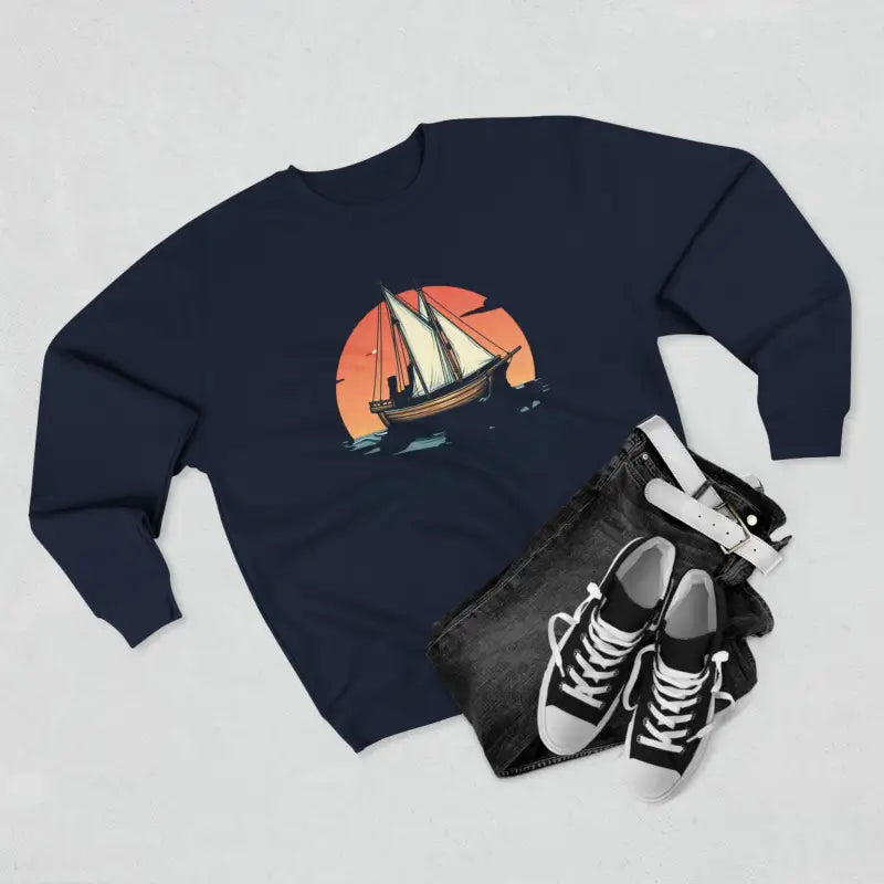 Ocean State Styles Sweatshirt Block Island Pirate Ship
