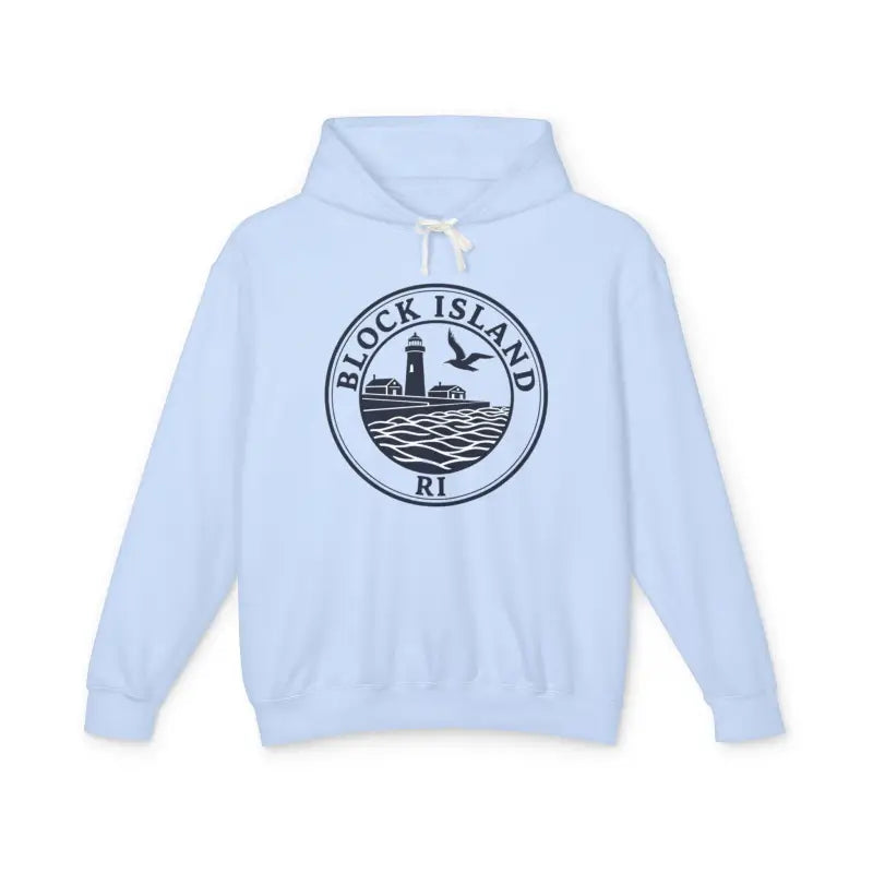 Ocean State Styles Hoodie Block Island Lighthouse US Cotton