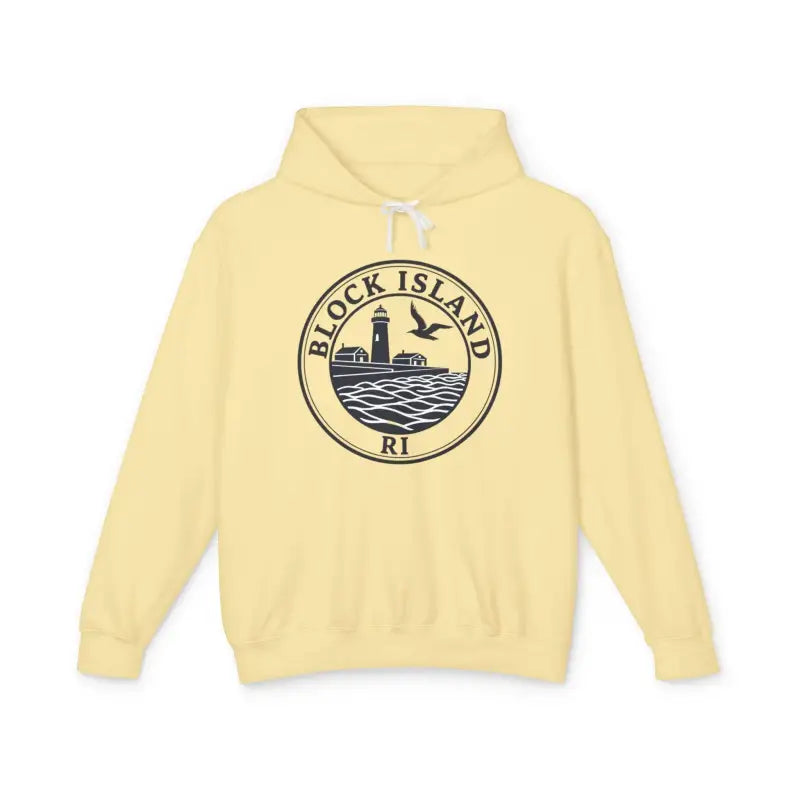 Ocean State Styles Hoodie Block Island Lighthouse US Cotton