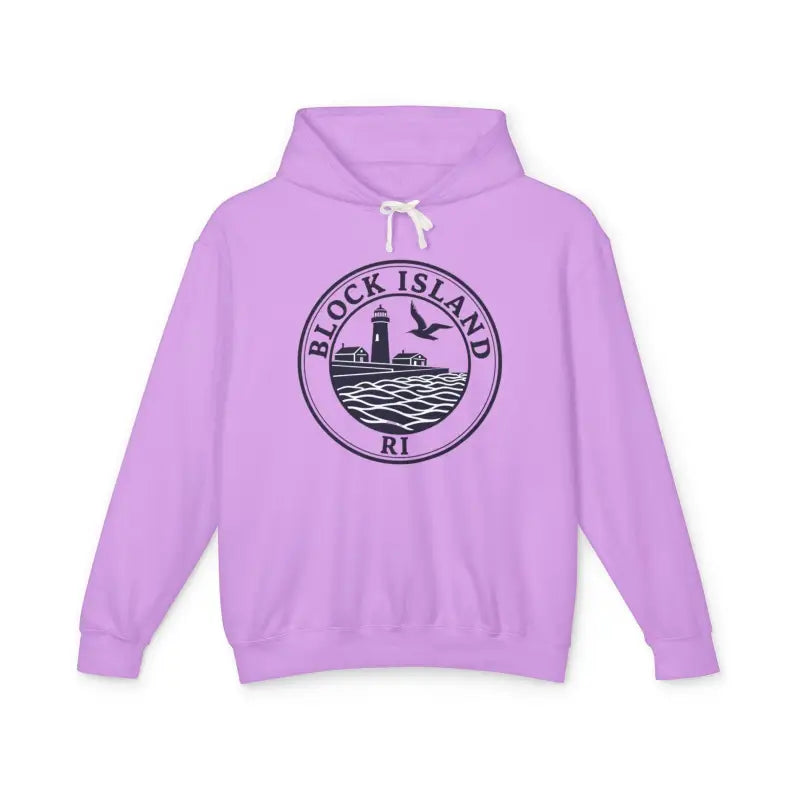Ocean State Styles Hoodie Block Island Lighthouse US Cotton