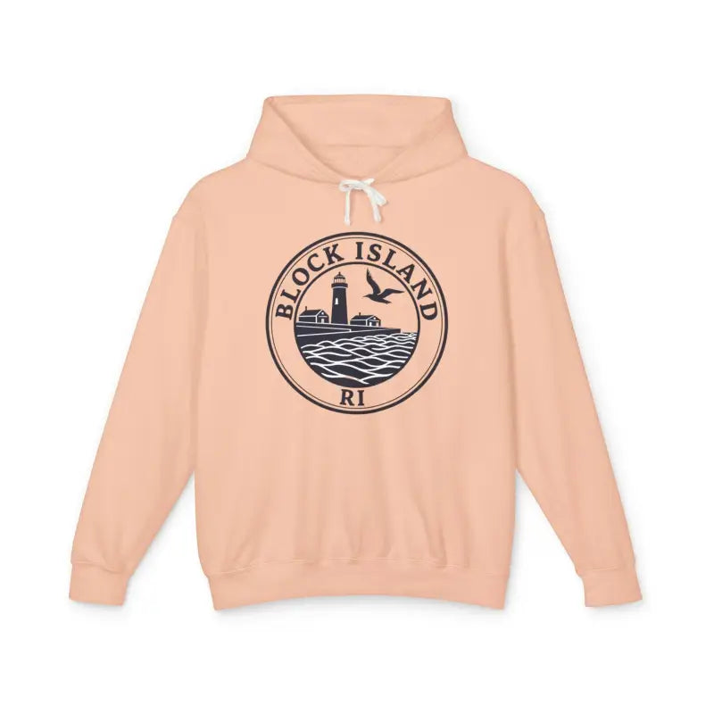 Ocean State Styles Hoodie Block Island Lighthouse US Cotton