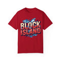 Ocean State Styles Block Island Shark T Shirt Garment Dyed