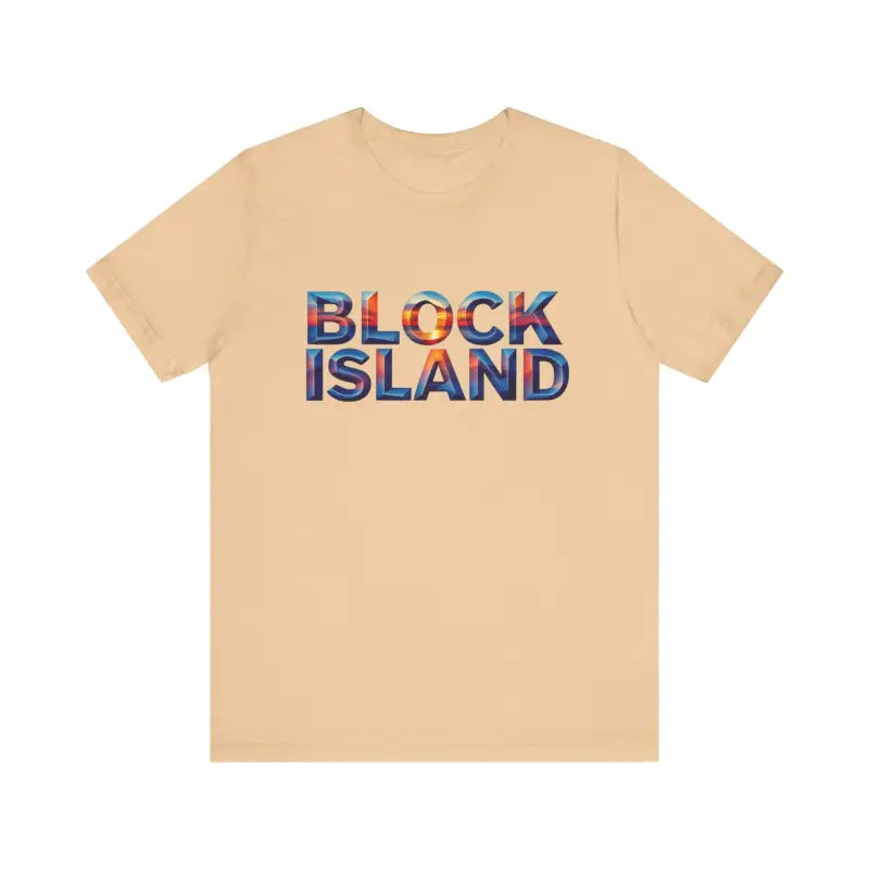 Ocean State Styles T Shirt Block Island Sunset Unisex Jersey