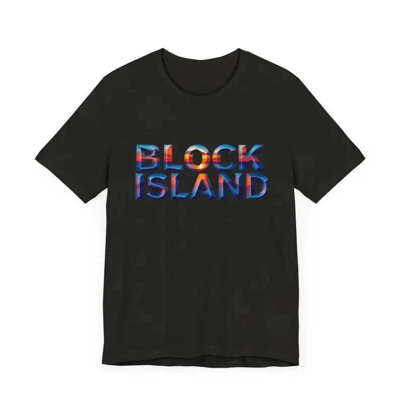 Ocean State Styles T Shirt Block Island Sunset Unisex Jersey