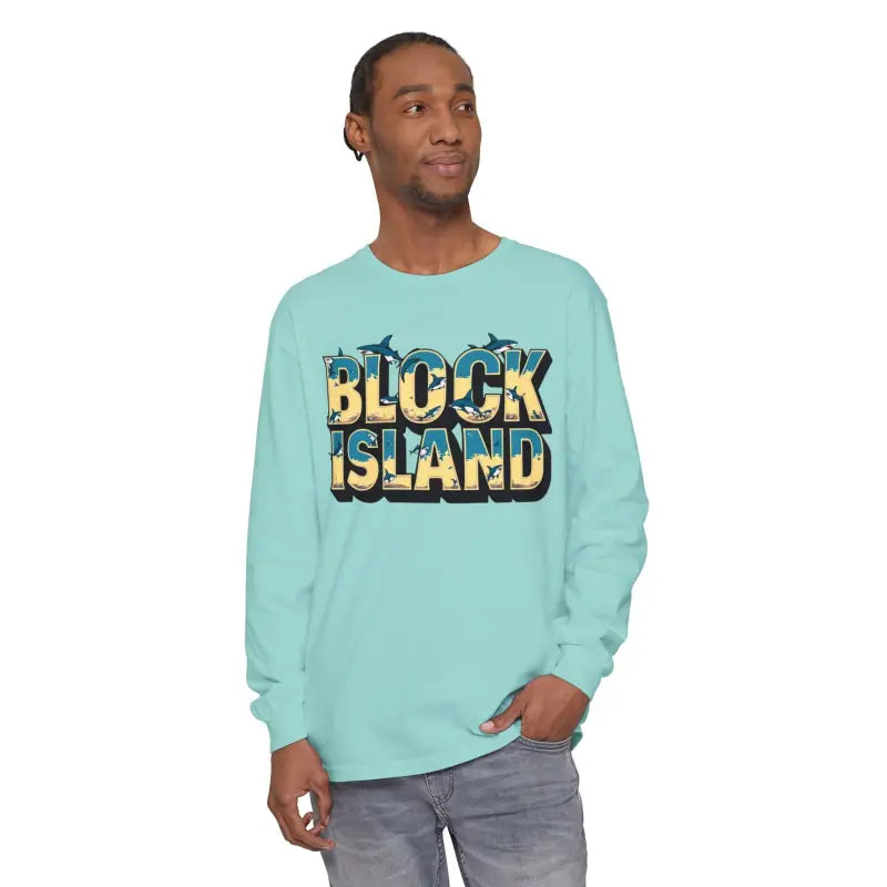 Ocean State Styles Block Island Long Sleeve T Shirt Unisex