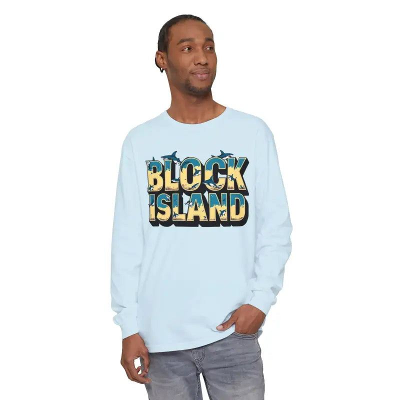 Ocean State Styles Block Island Long Sleeve T Shirt Unisex