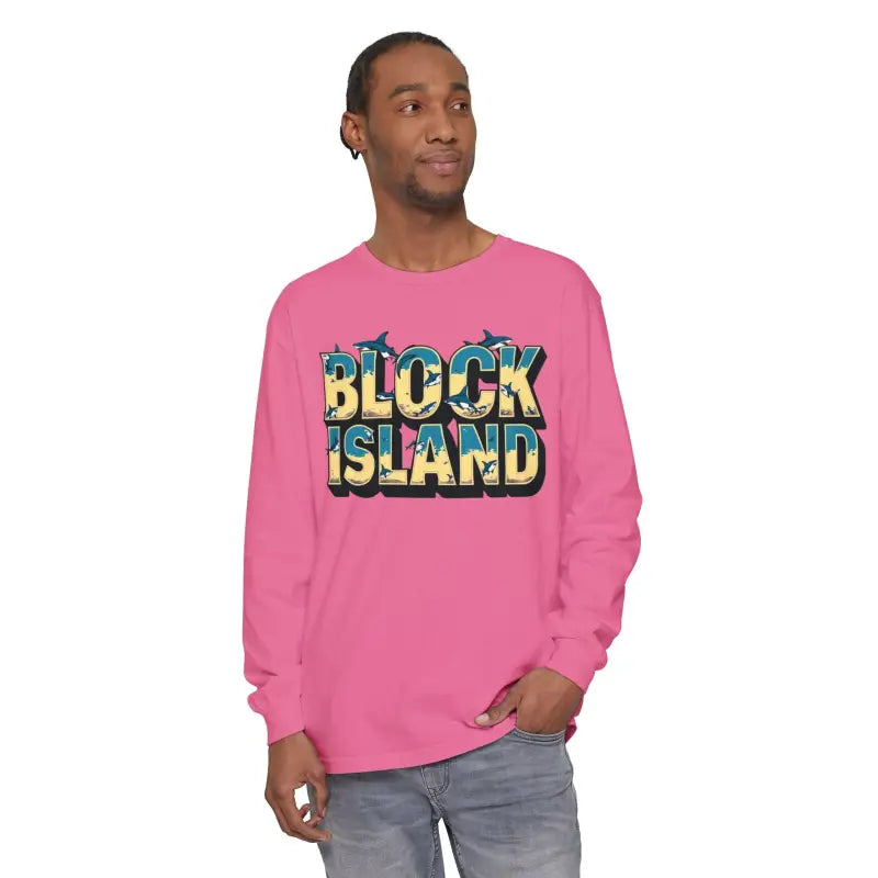 Ocean State Styles Block Island Long Sleeve T Shirt Unisex