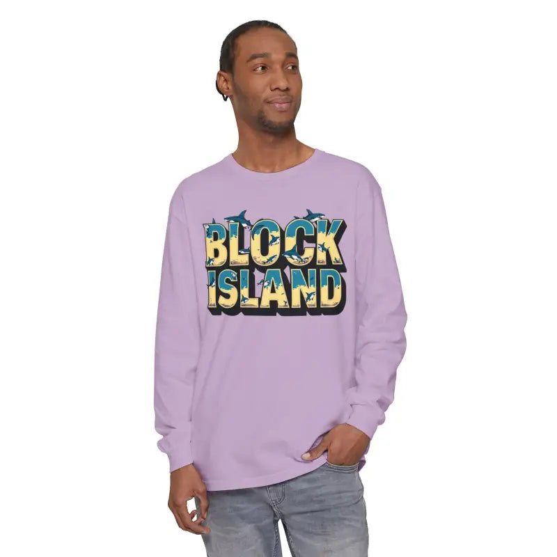 Ocean State Styles Block Island Long Sleeve T Shirt Unisex