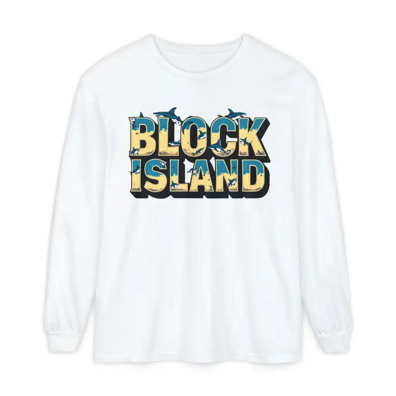 Ocean State Styles Block Island Long Sleeve T Shirt Unisex