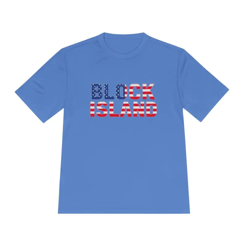 Ocean State Styles Block Island Flag Shirt Moisture Wicking