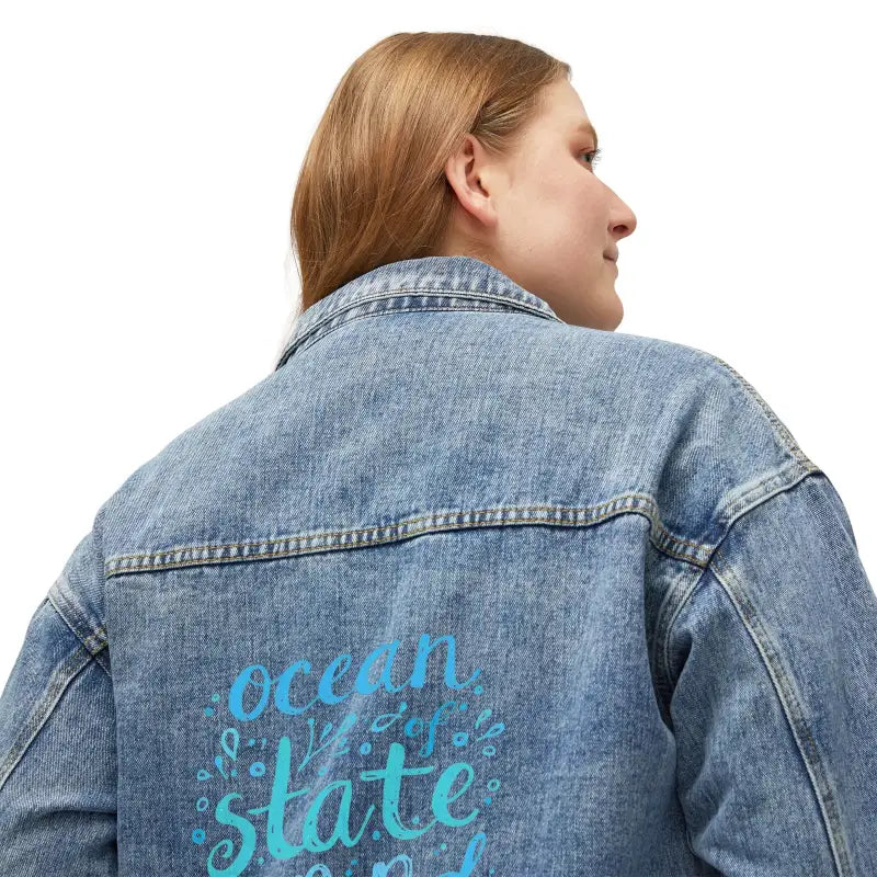 Ocean State Styles Denim Jacket Ocean State Of Mind Women