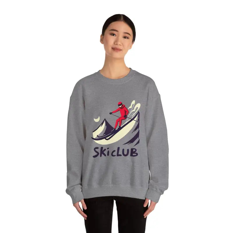 Ocean State Styles Sweatshirt Ski Club Heavy Blend Unisex