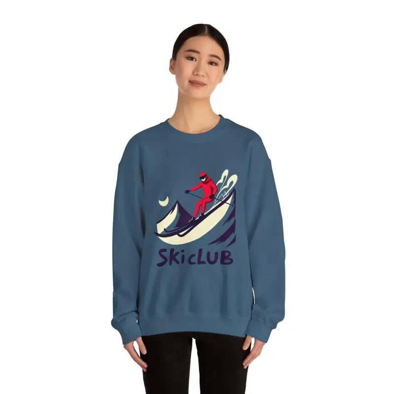 Ocean State Styles Sweatshirt Ski Club Heavy Blend Unisex