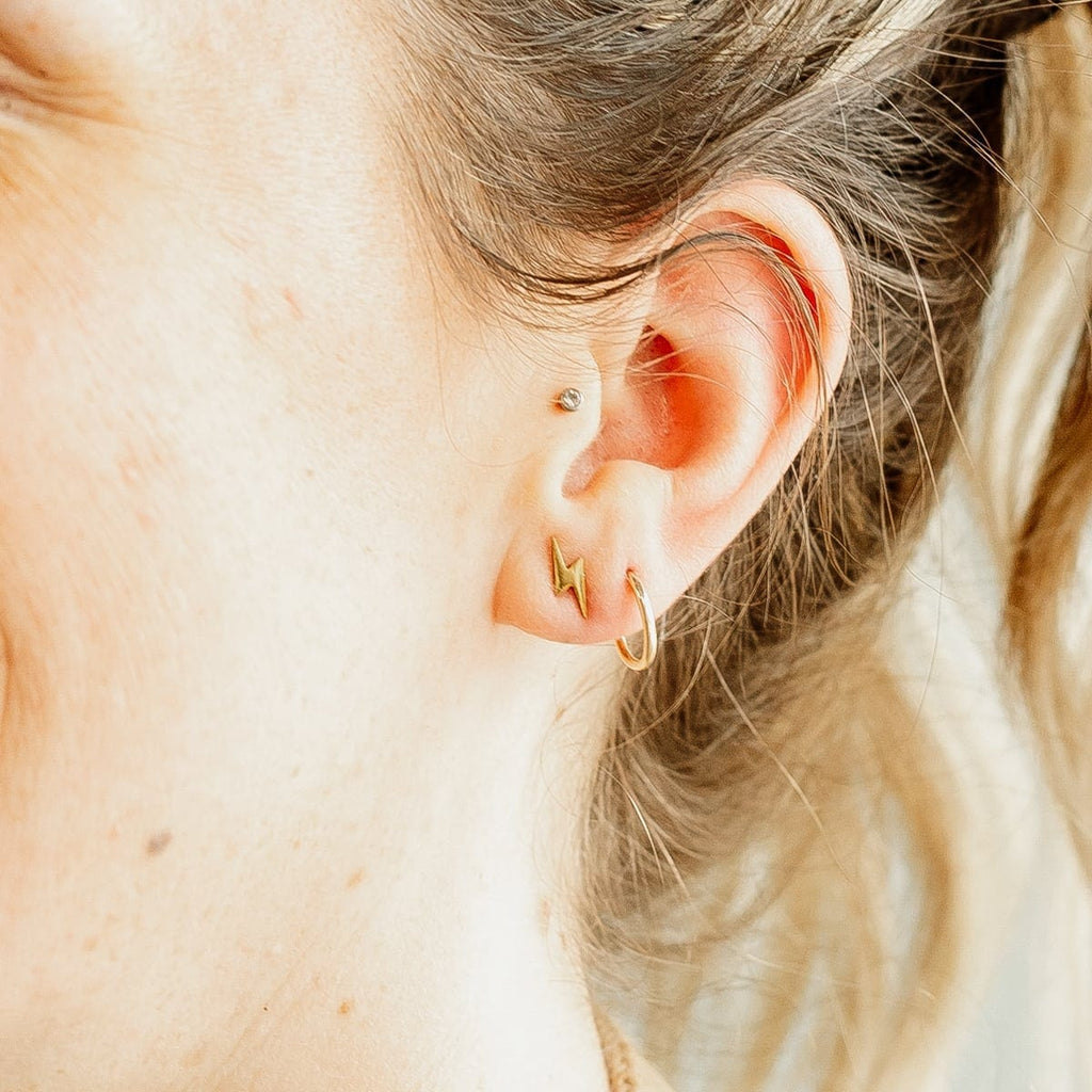 Bolt Stud Earrings
