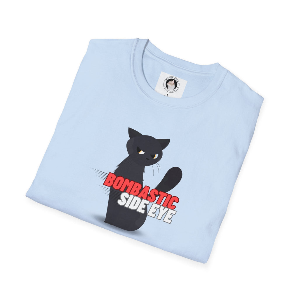 Kaylee's Bombastic Side Eye Cat Shirt – Funny Sassy Cat Unisex Softstyle Tee