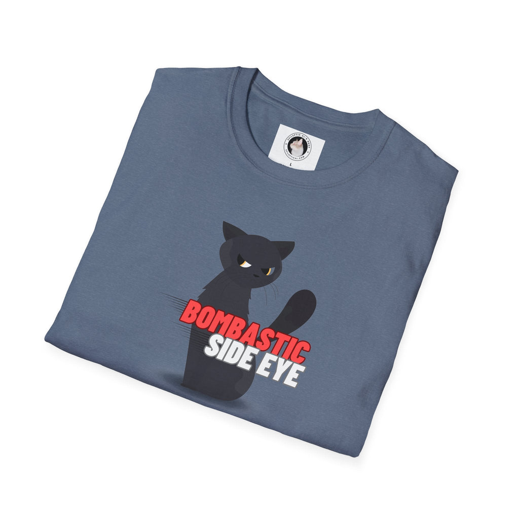 Kaylee's Bombastic Side Eye Cat Shirt – Funny Sassy Cat Unisex Softstyle Tee