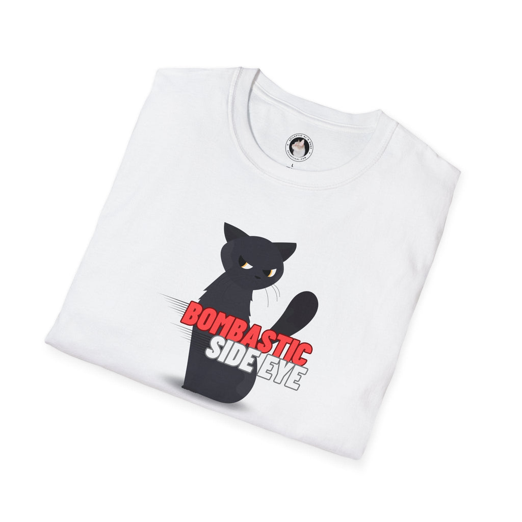 Kaylee's Bombastic Side Eye Cat Shirt – Funny Sassy Cat Unisex Softstyle Tee