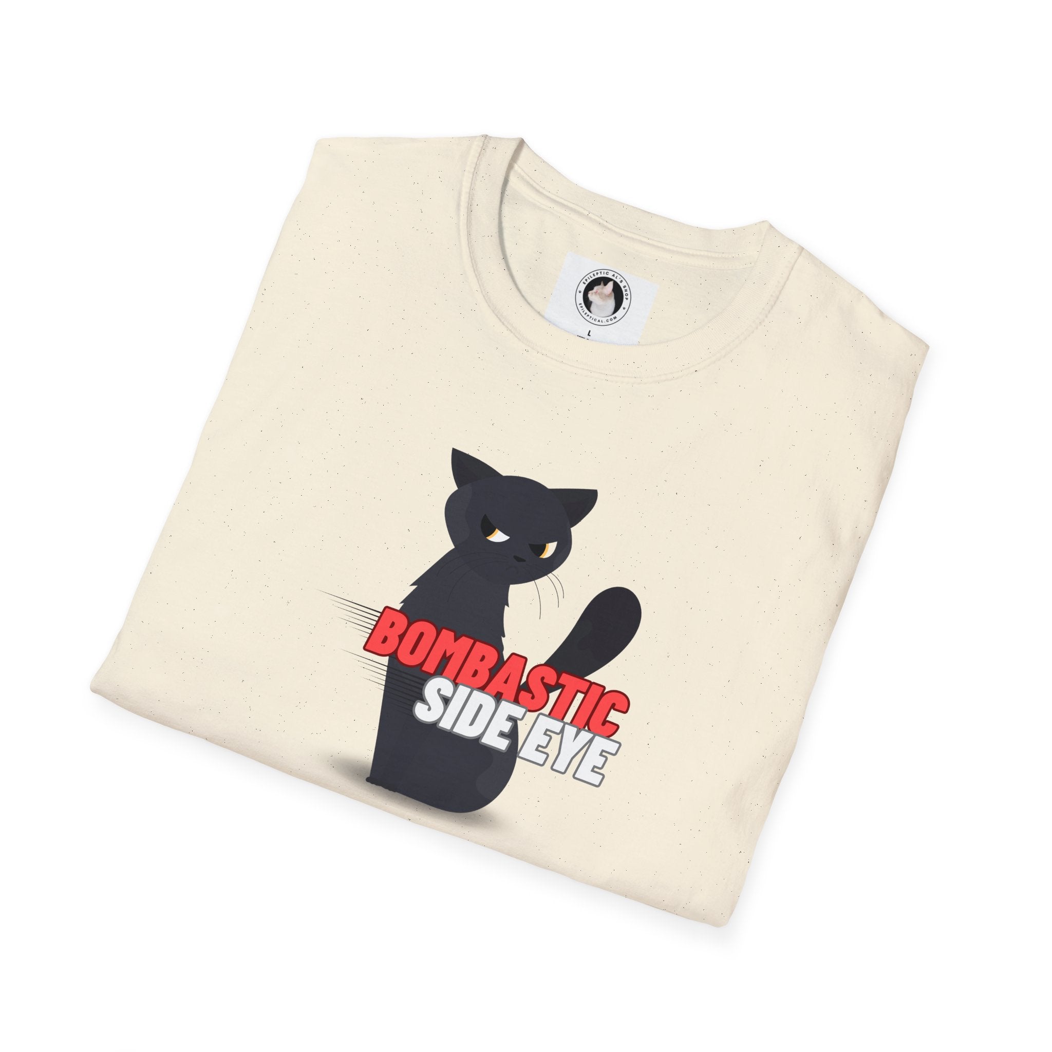 Kaylee's Bombastic Side Eye Cat Shirt – Funny Sassy Cat Unisex Softstyle Tee