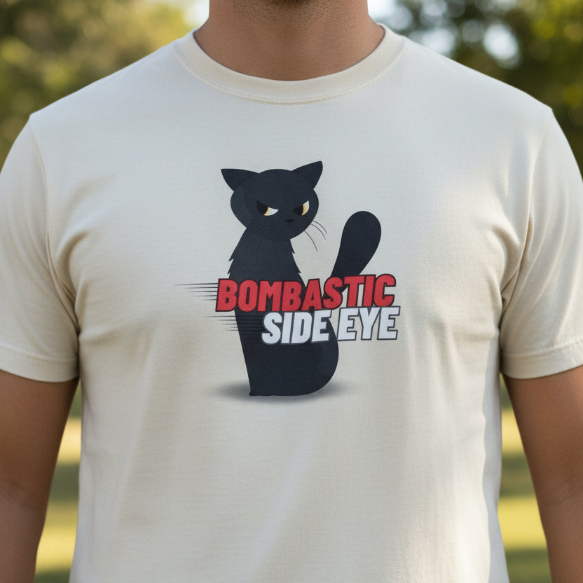 Kaylee's Bombastic Side Eye Cat Shirt – Funny Sassy Cat Unisex Softstyle Tee
