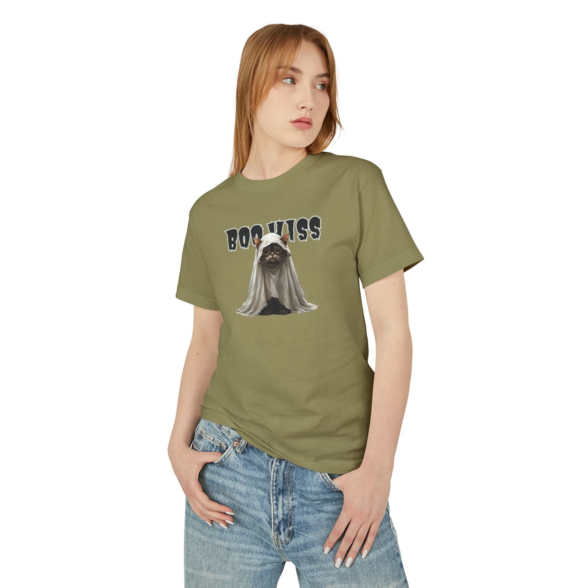 Boo Hiss Ghost Kitty Unisex Tee