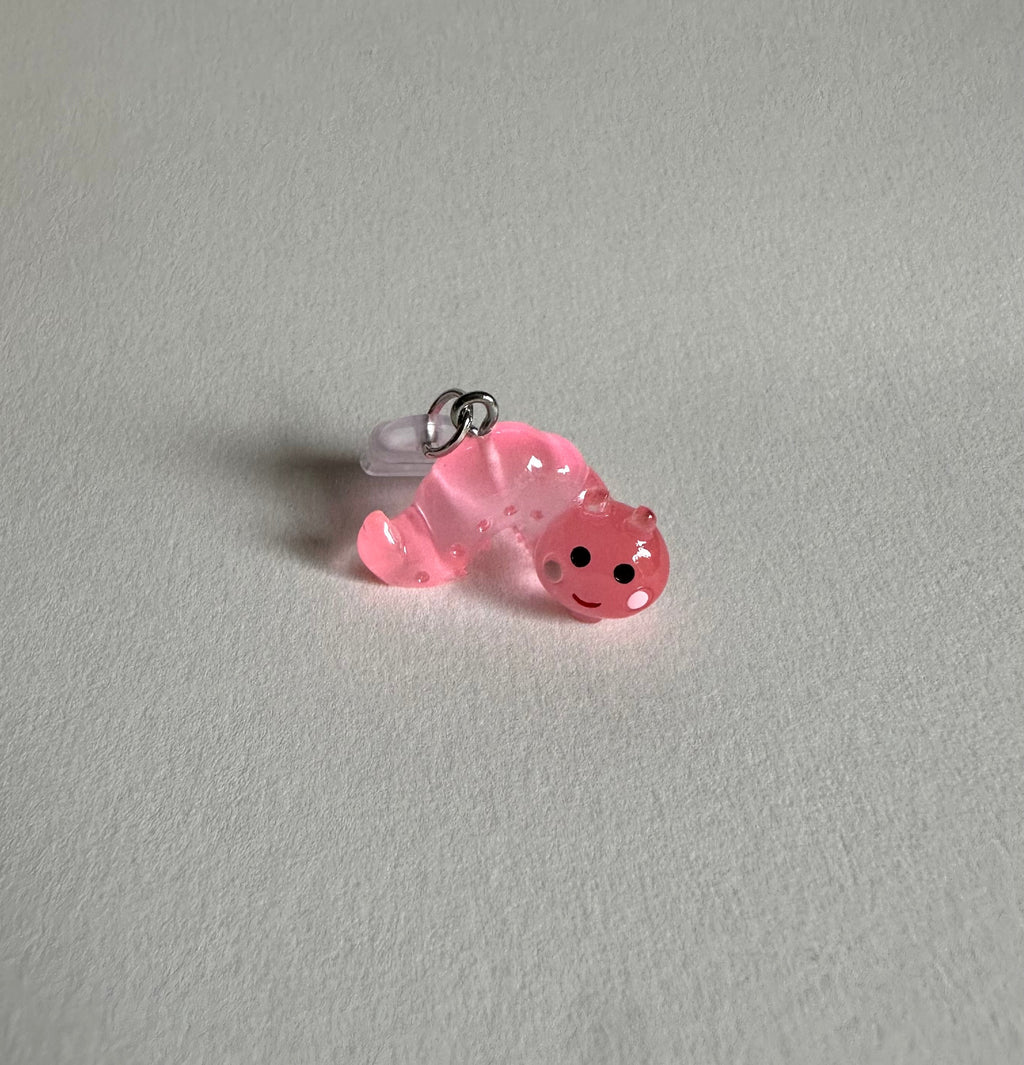 Bookworm Device Charm