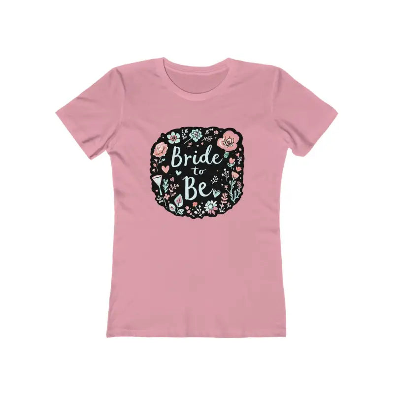 Ocean State Styles T Shirt Bride To Be Floral Circle Bridal