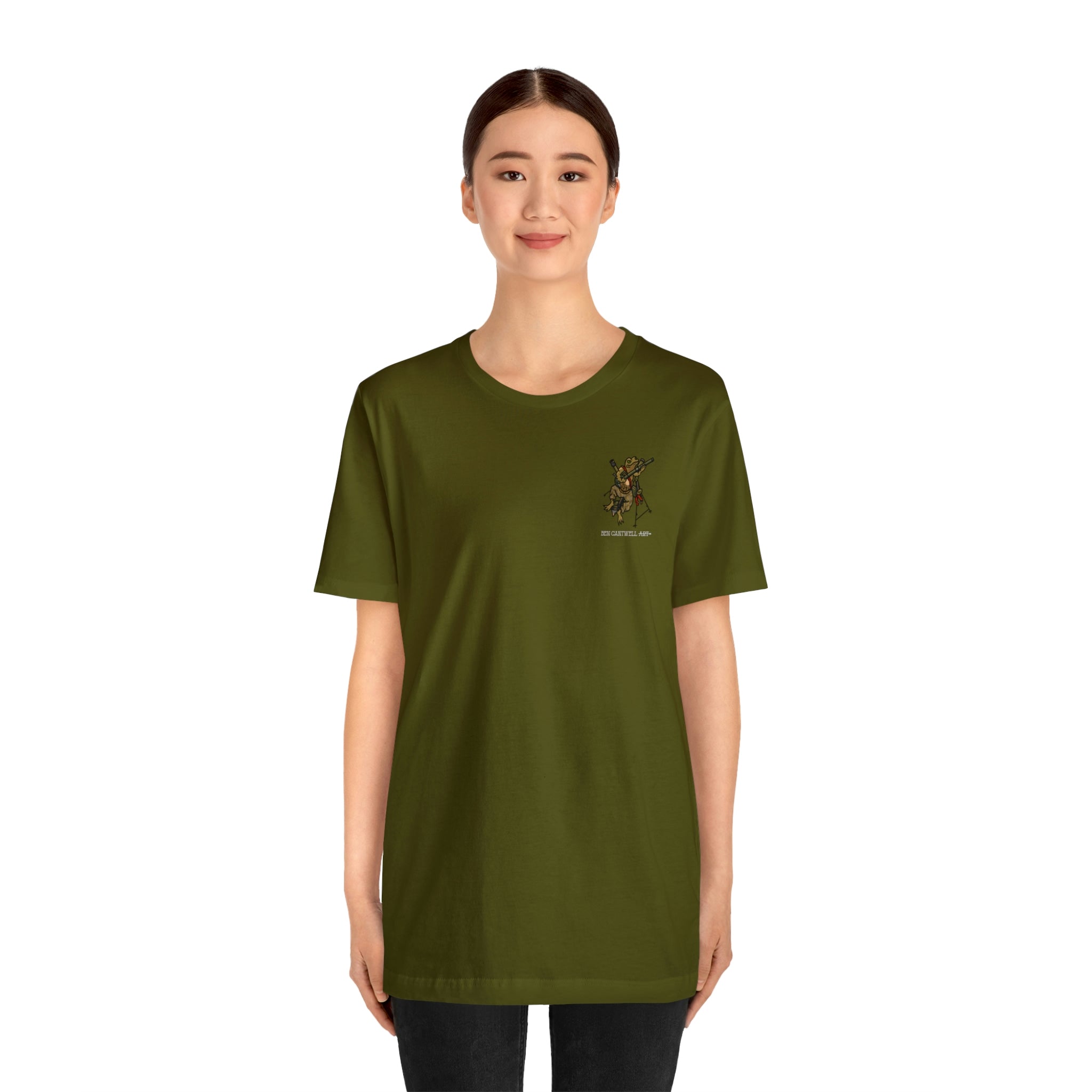 Mortar Frog - Front Print - Short Sleeve Tee