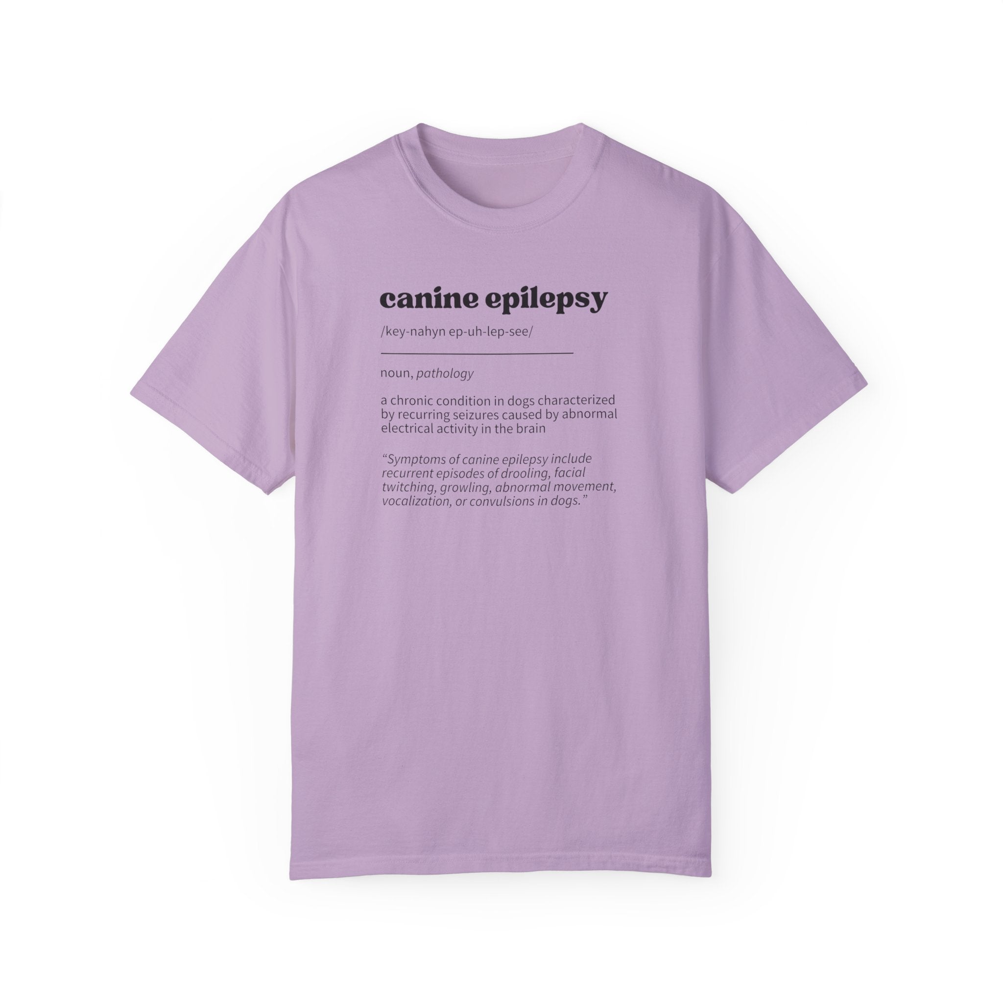 Canine Epilepsy Definition Unisex Garment-Dyed T-shirt