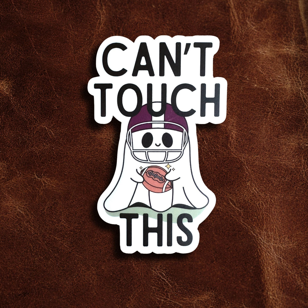 Can’t Touch This Vinyl Sticker, 1.9” x 3.0”