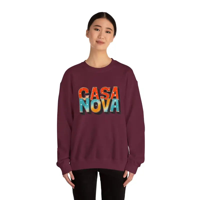Ocean State Styles Sweatshirt Casa Nova Lettering Crewneck