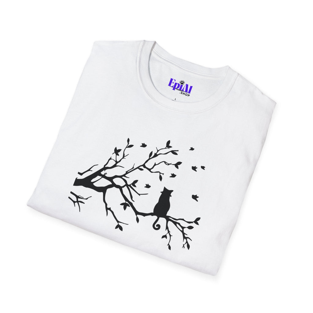 Cat in a Tree Unisex Softstyle T-Shirt