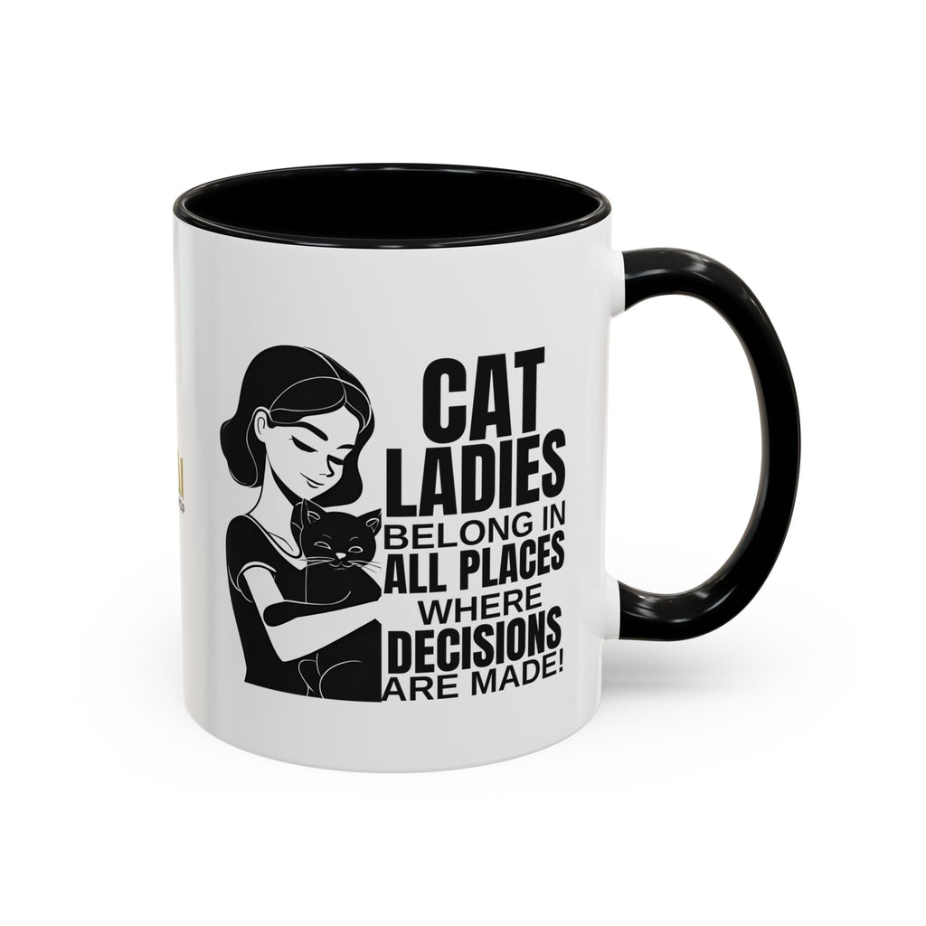 Cat Ladies Belong Accent Mug