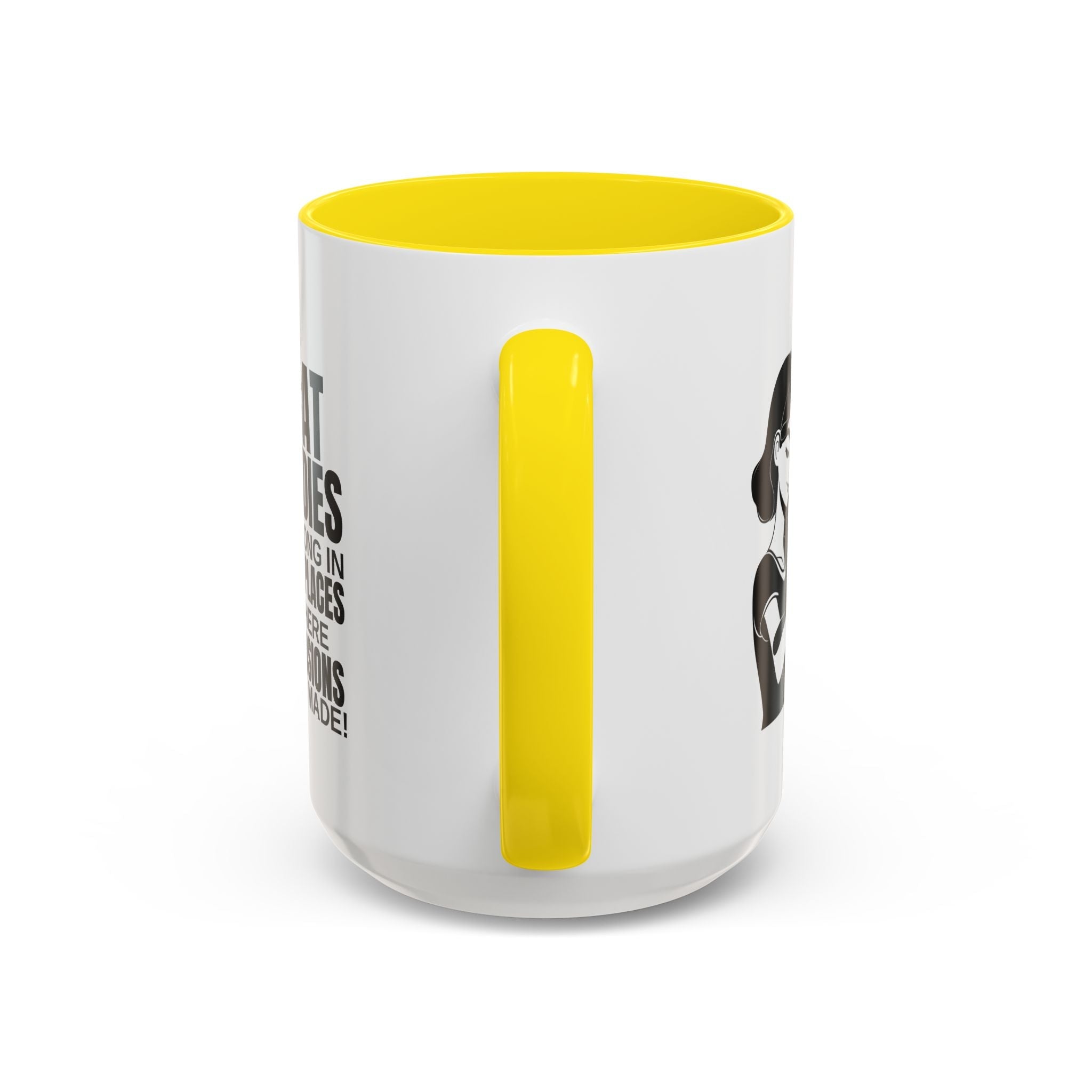 Cat Ladies Belong Accent Mug