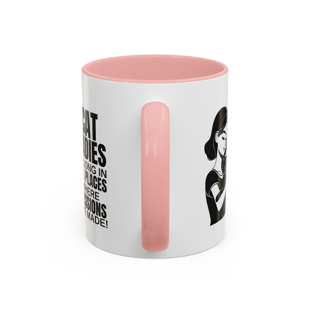 Cat Ladies Belong Accent Mug