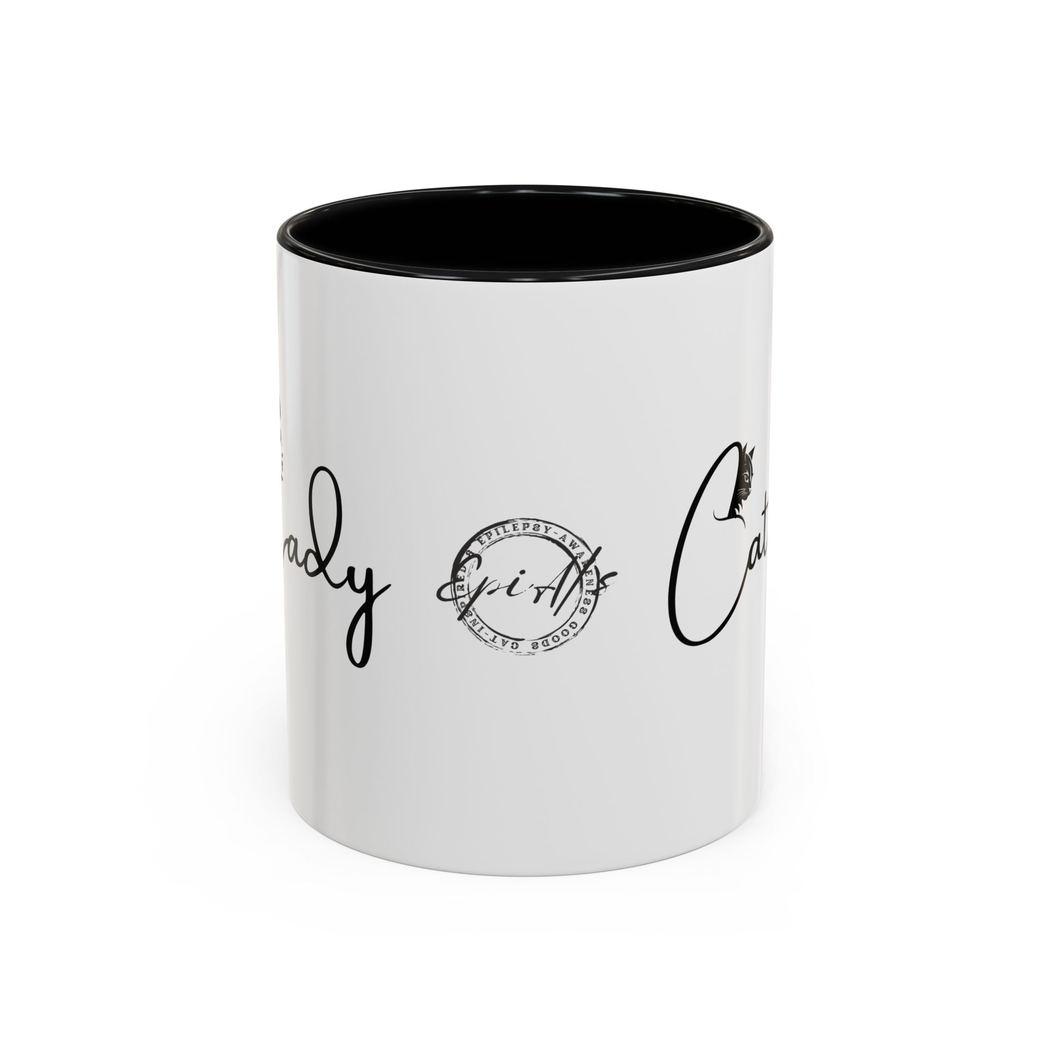 Cat Lady Accent Coffee Mug - Perfect Gift for Cat Lovers