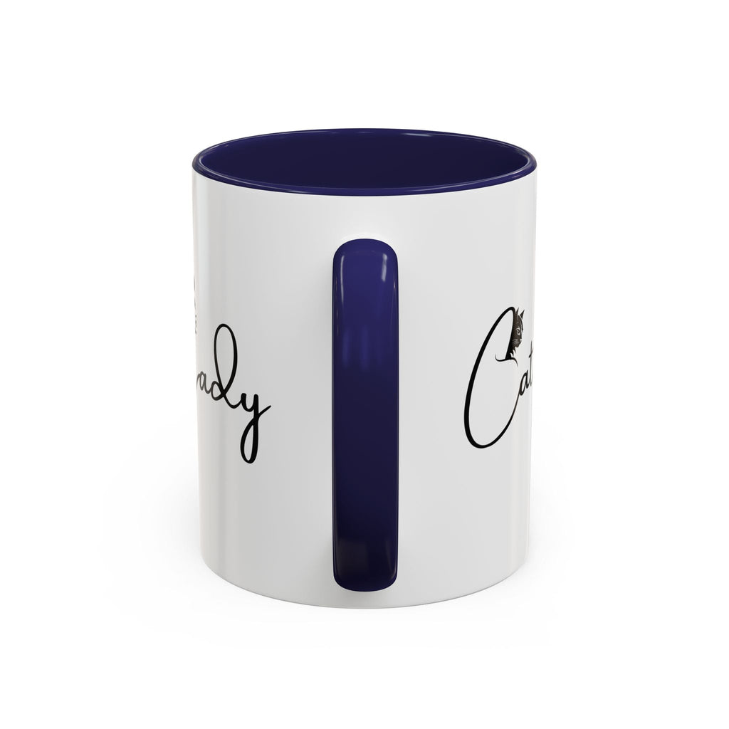 Cat Lady Accent Coffee Mug - Perfect Gift for Cat Lovers