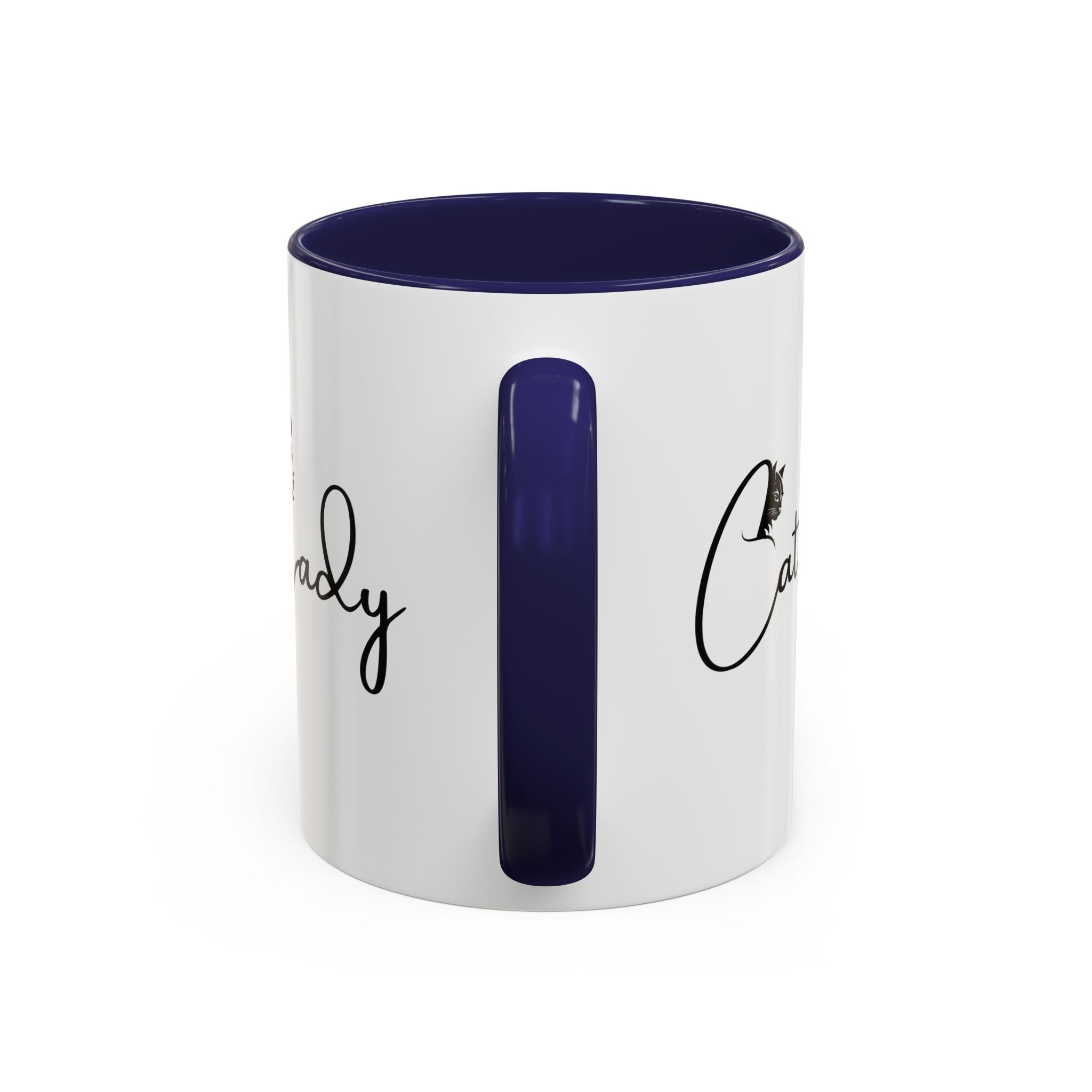 Cat Lady Accent Coffee Mug - Perfect Gift for Cat Lovers