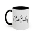 Cat Lady Accent Coffee Mug - Perfect Gift for Cat Lovers