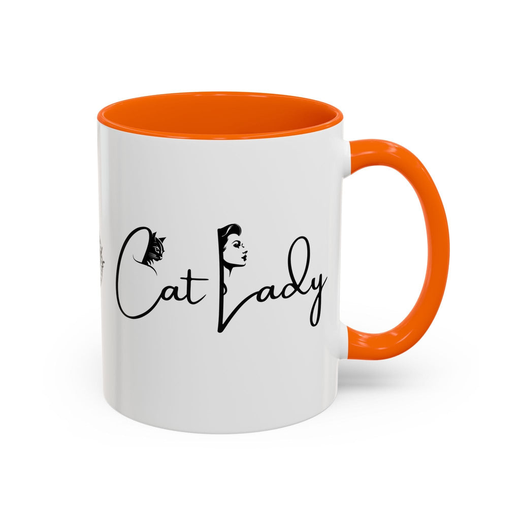 Cat Lady Accent Coffee Mug - Perfect Gift for Cat Lovers