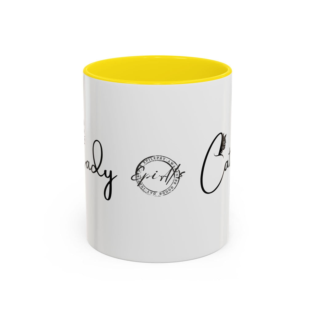 Cat Lady Accent Coffee Mug - Perfect Gift for Cat Lovers