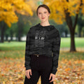 Cat Lady Cropped Hooded Sweatshirt