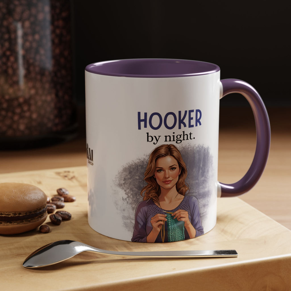 Cat Lady Hooker Funny Coffee Mug