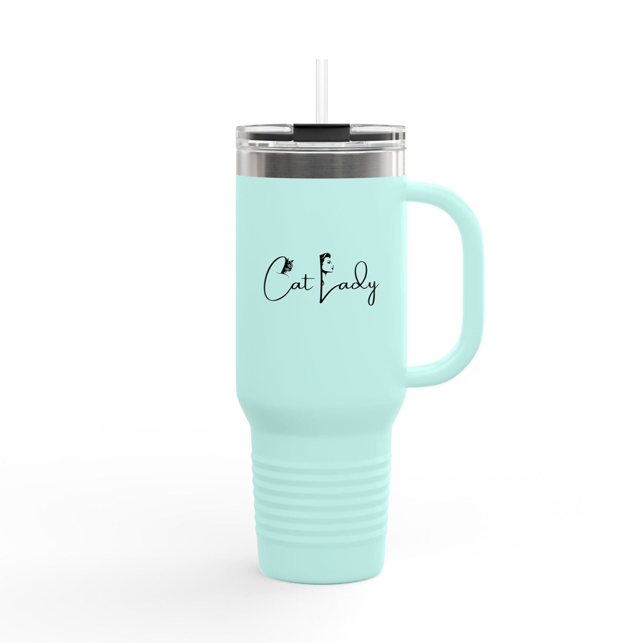 Cat Lady Insulated Travel Mug - 40oz Coffee Tumbler