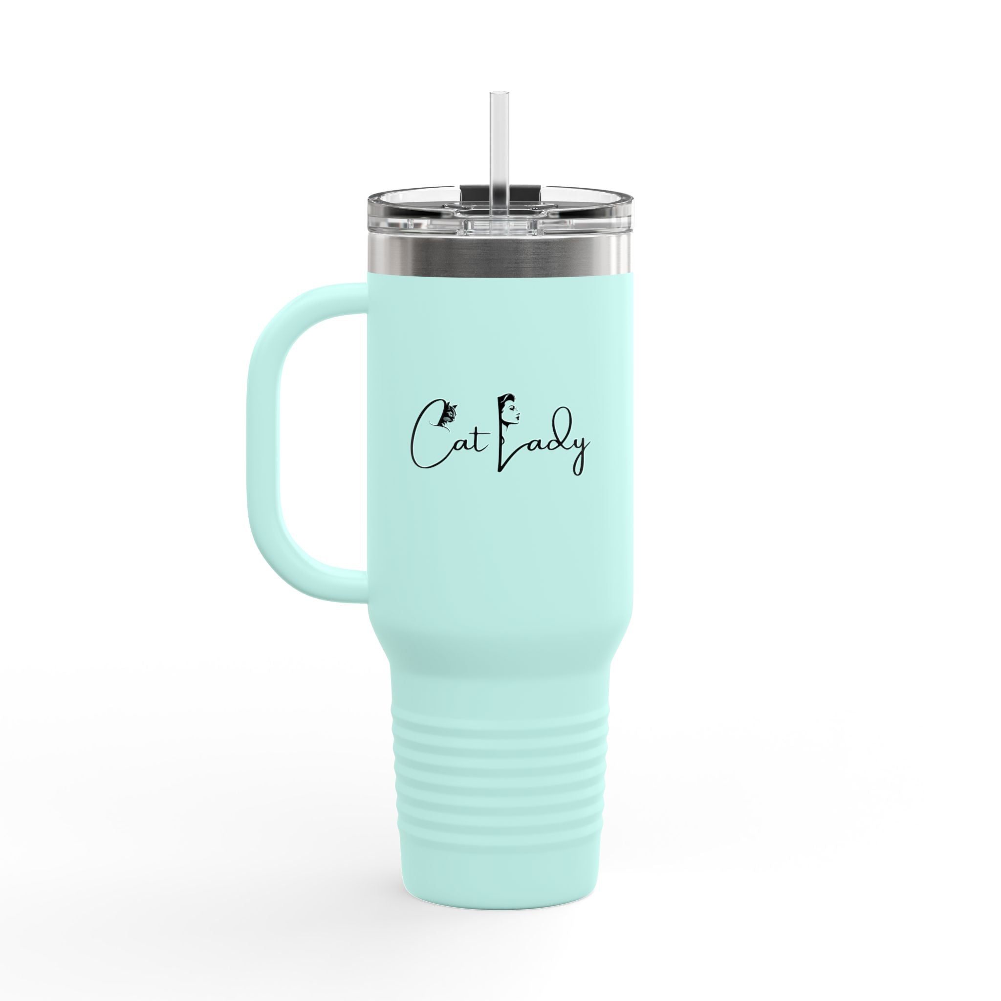Cat Lady Insulated Travel Mug - 40oz Coffee Tumbler