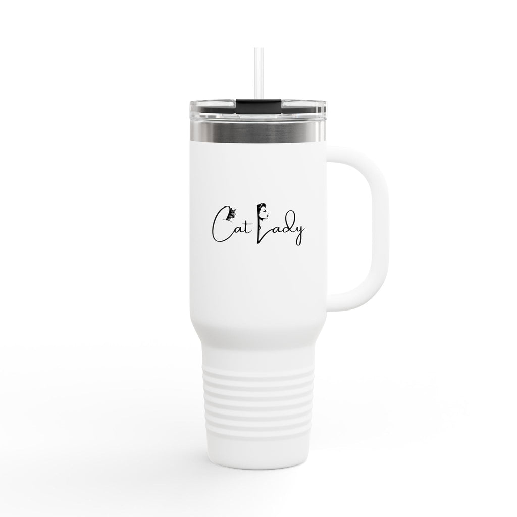 Cat Lady Insulated Travel Mug - 40oz Coffee Tumbler