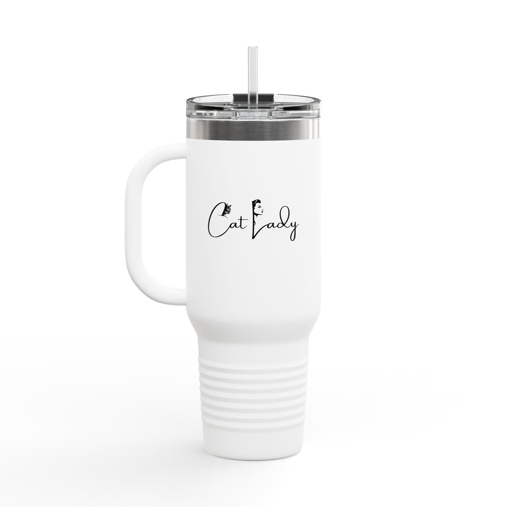 Cat Lady Insulated Travel Mug - 40oz Coffee Tumbler
