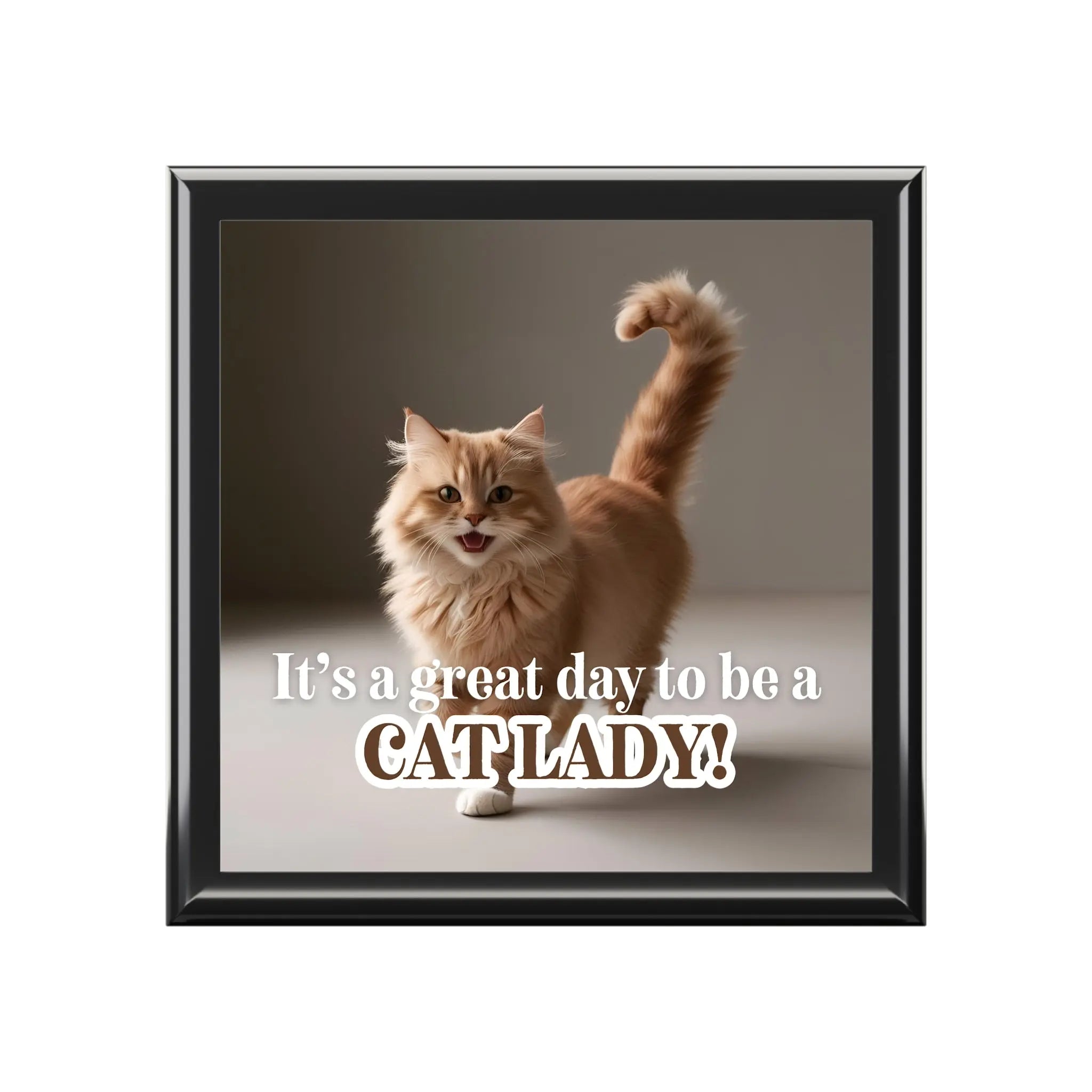 Cat Lady Jewelry Box – Stylish Organizer for Pet Lovers