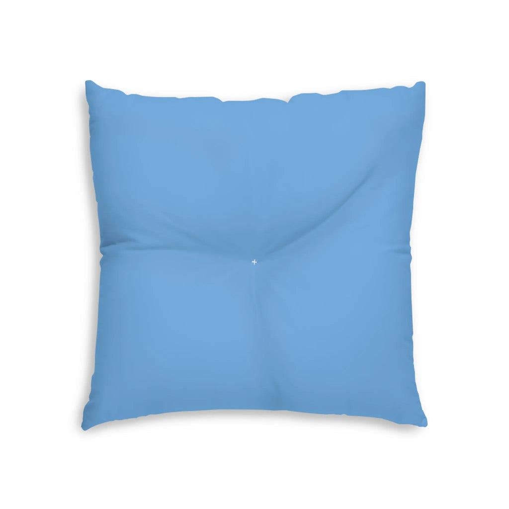 Cat Lady Seating Tufted Floor Pillow, Square