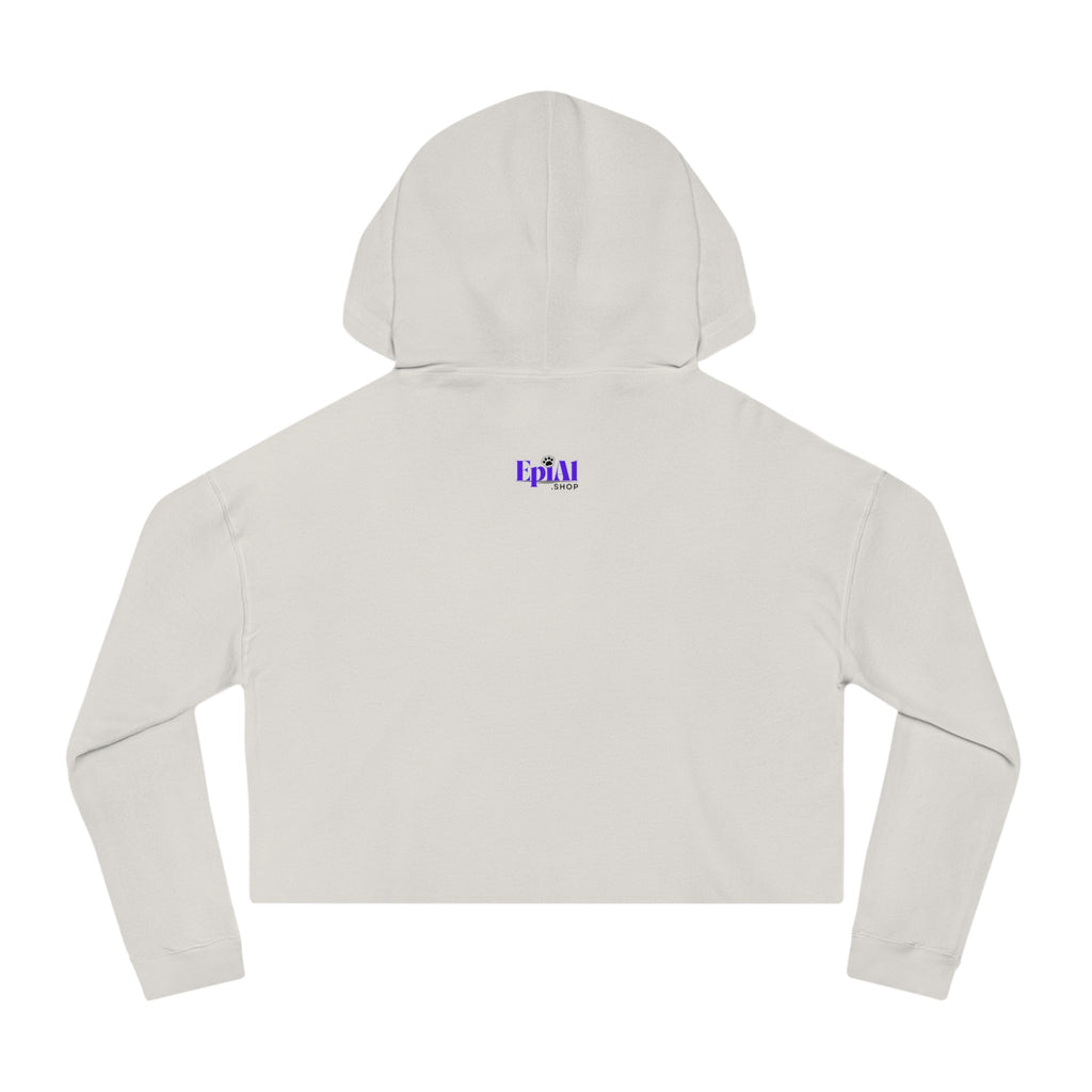 Cat Lady Social Club Cropped Hooded Sweatshirt