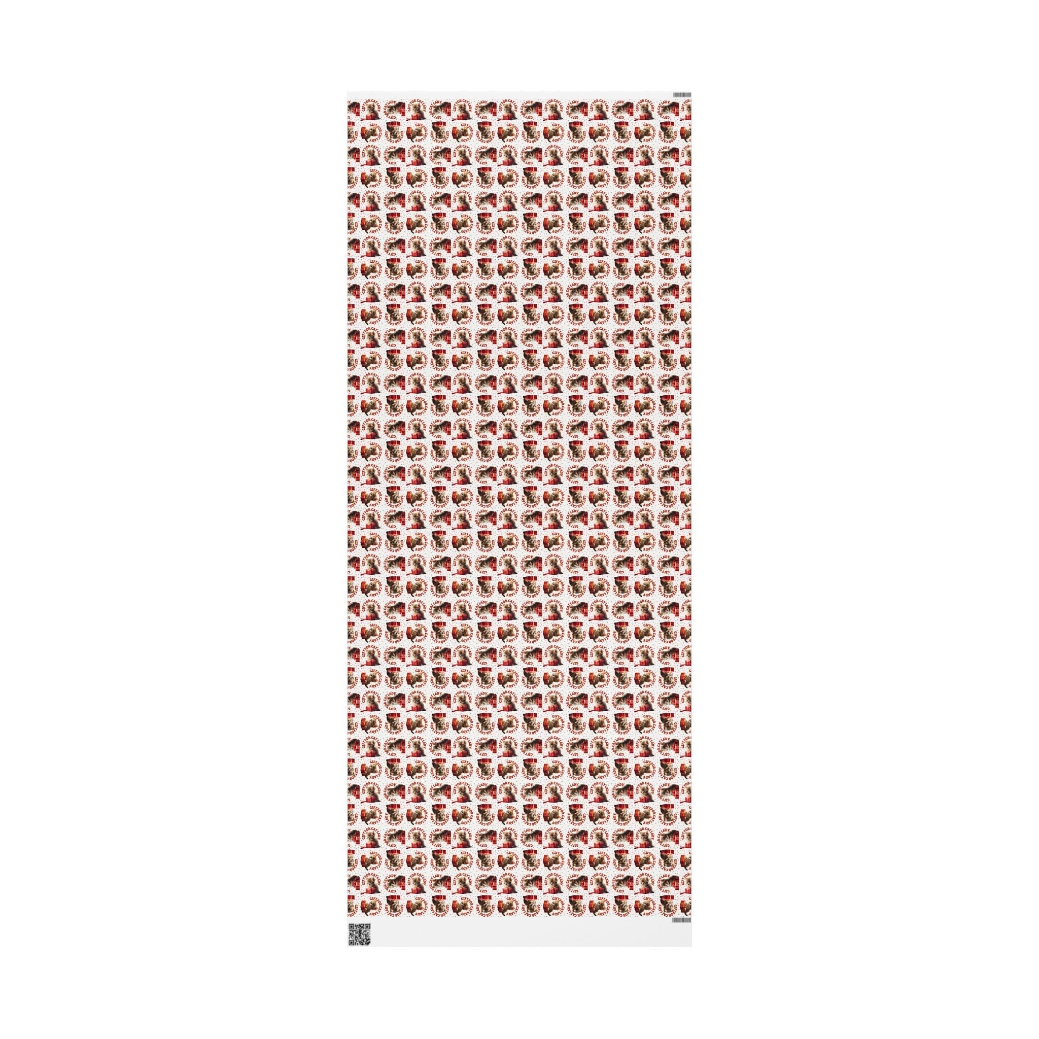 Cat Lady Wrapping Paper for Gifts